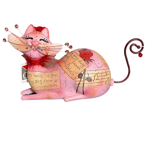 Character Collectibles Pink Cat Piggy Bank New Open Box