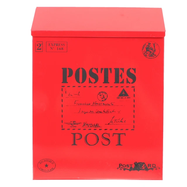 Cassetta postale in metallo coperchi cassetta postale magnetica cassetta postale da parete cassetta postale vintage rurale