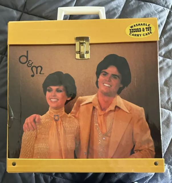 Rare-1976 Donny and Marie Osmond ALBUM Record Case-Osmonds-See Photos