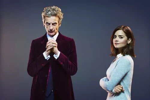 Doctor Who [Peter Capaldi/Jenna Coleman] 10x8 Unsigned Photo 81122