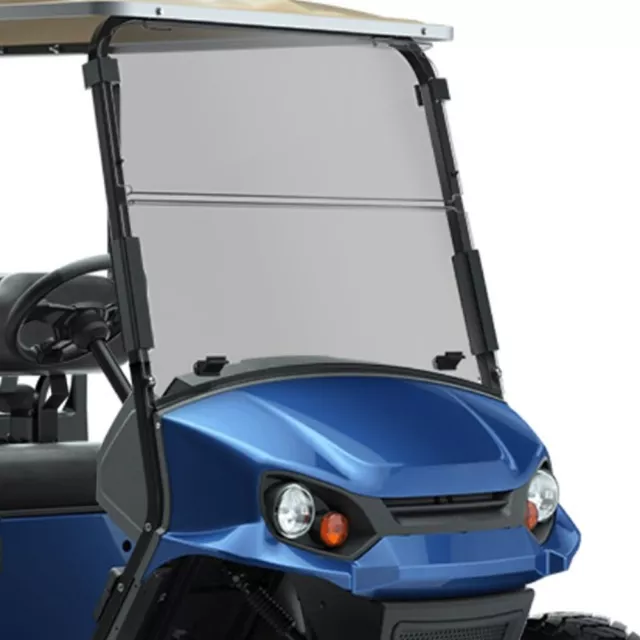 EZGO Express S2/S4/S6/L6 (2021.5-Up) Golf Cart Folding Windshield (Tinted)
