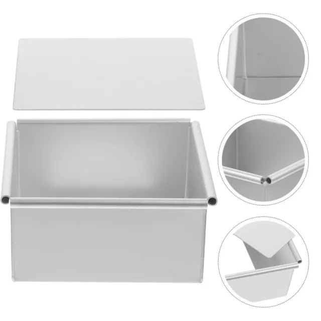 Nonstick Square Cake Pans with Loose Bottom - Aluminum Alloy-IR