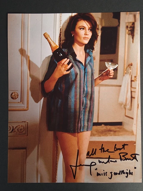 Jacqueline Bisset as Miss Goodthighs, the spy, in the 1967 spoof James