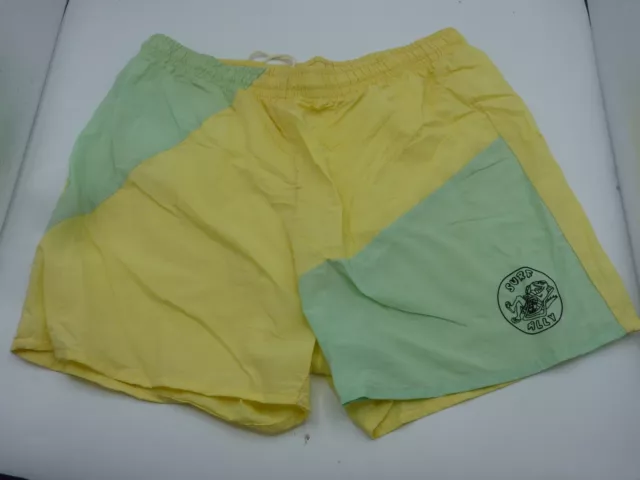 Rare Surf Ally Vintage Swim Trunks Swimming Mens/Boys Shorts 1980s/90s Large