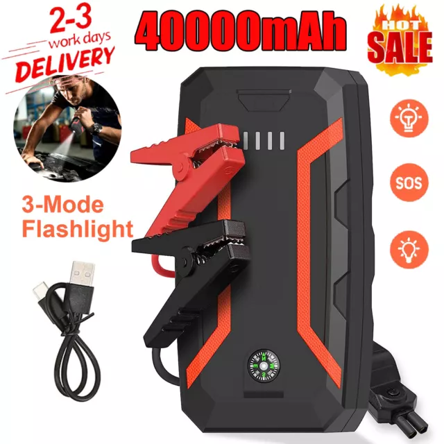 40000mAh Car Jump Starter Pack Booster Battery Charger Emergency Power Bank UK