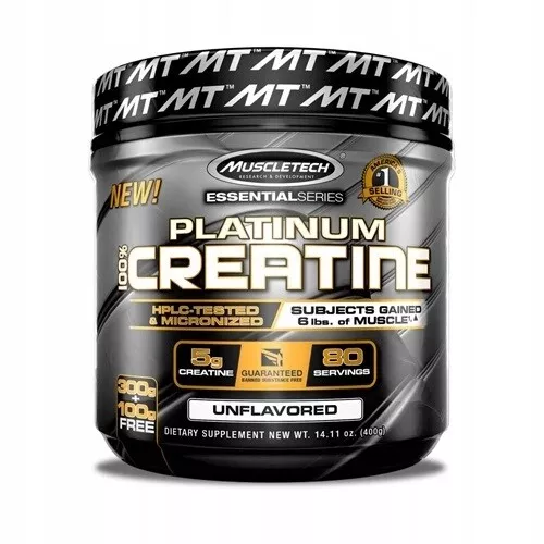 (400g, 87,40 EUR/1Kg) MuscleTech Platinum 100% Creatine - 400g