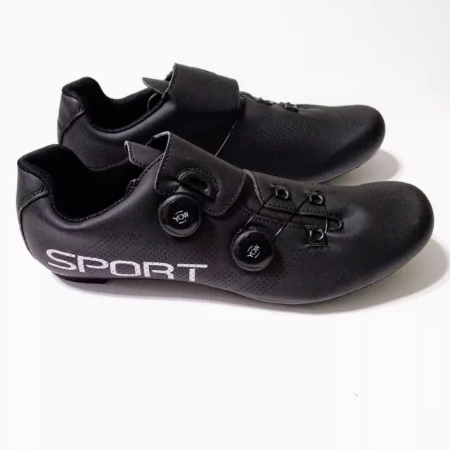 YOW Sport Cycling Road Spinning Shoes, EU Size 47 US Men's Size 12, Dial Closure