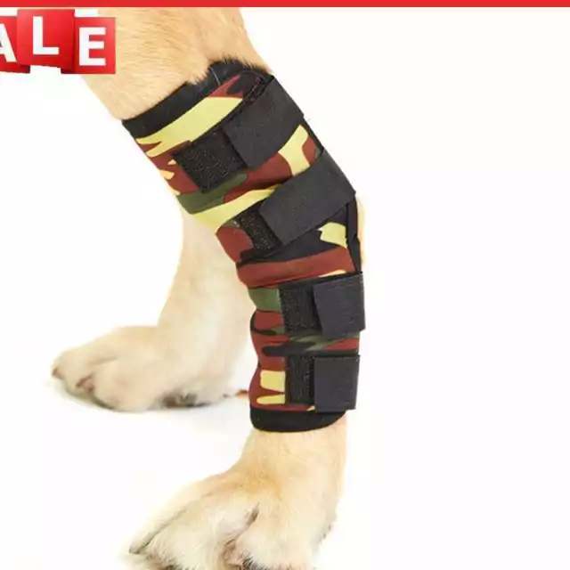 Protector de rodilla para perro a prueba de masticación para patas de cachorro cubiertas impermeables suministros de atención médica