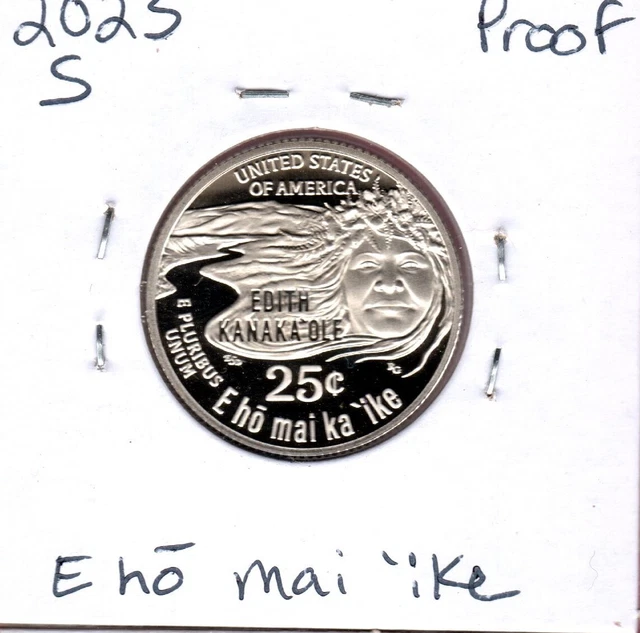 2023S EHO MAI Ka Ike Clad Quarter From Proof Set Actual Coin C15402
