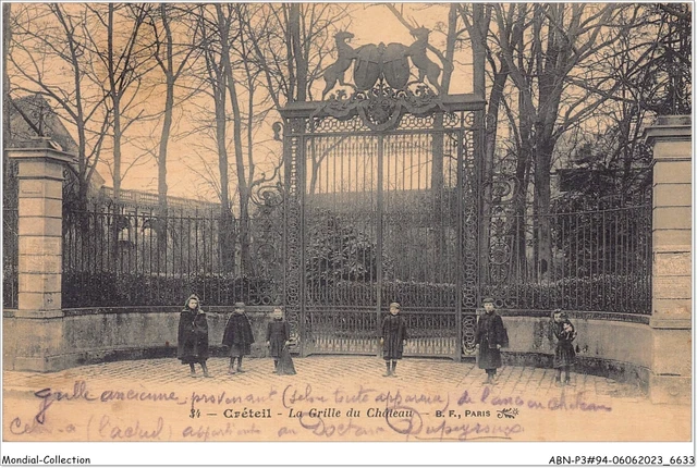 ABNP3-94-0245 - CRETEIL - la grille du chateau