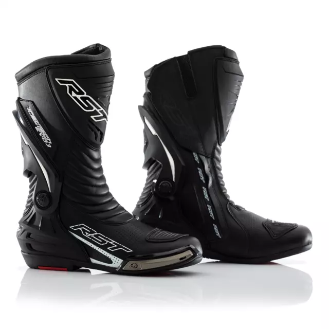 RST Tractech Evo III 3 Leather Sports Track Race CE Motorcycle Motorbike Boots