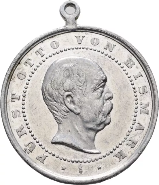 Fürst Otto von Bismark Medaille 1896 39 mm/ 6,5 g Freiburg  #FTC664