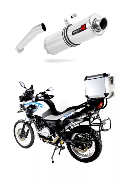 Exhaust silencer muffler DOMINATOR ROUND BMW G650GS 11-18 + DB KILLER