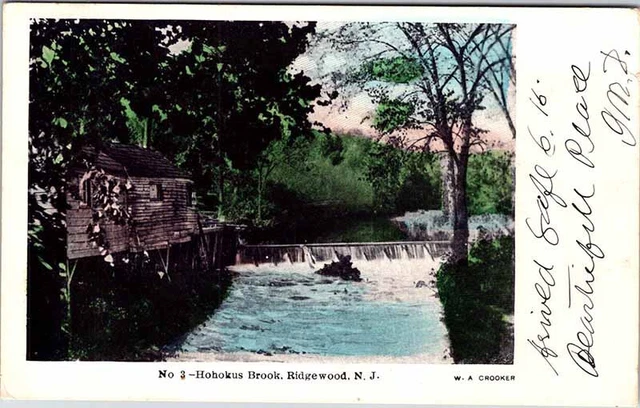 Postcard HOUSE SCENE Ridgewood New Jersey NJ AN2158