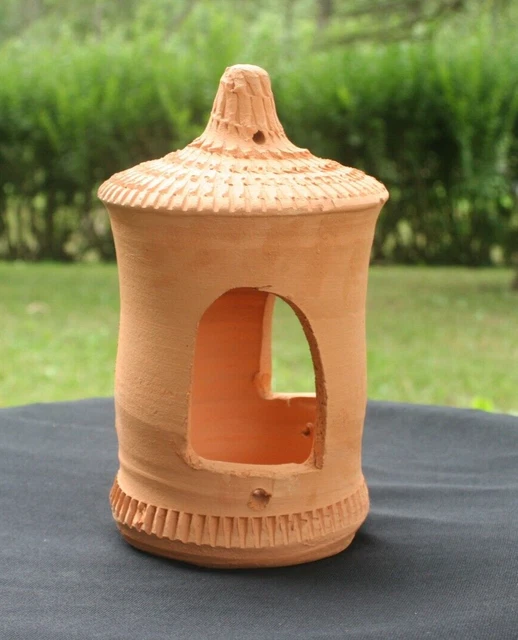 Vintage Hewell Pottery Birdhouse Vintage Hewell Pottery Birdhouse