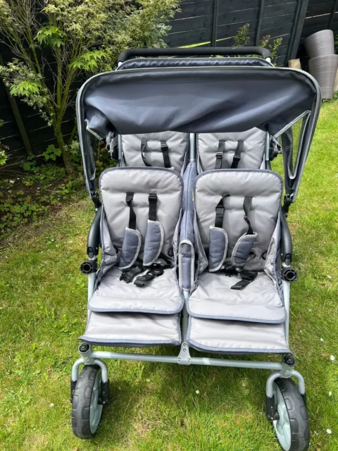Multi seat stroller clearance