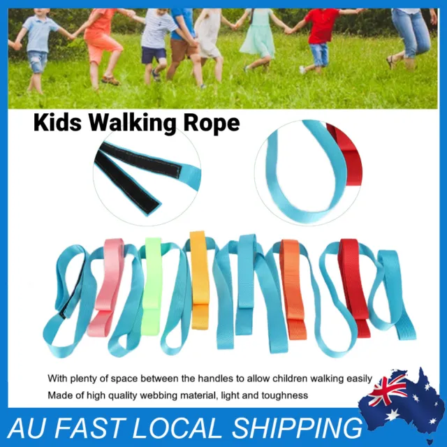 Kids Walking Rope AntiLost Handles Safety Line Rope For Preschool Daycare AU