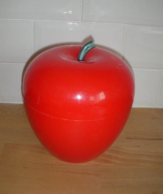 ANCIEN BAC à glaçons Pomme Orange seau à glace isotherme vintage 70 EUR 15,00 - FR