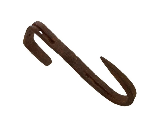 Large Hand Forged HOOK ~ Farmers, Meat, Logging, Chain Hook Antique Hand Forged