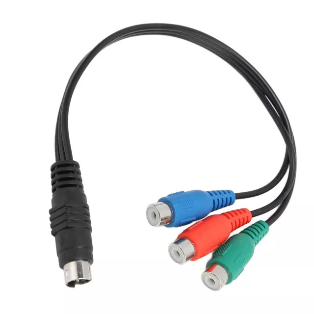 7 Pin S-Video To 3 Cable 7 Pin Male To 3 Female Video Adapter Cable 7