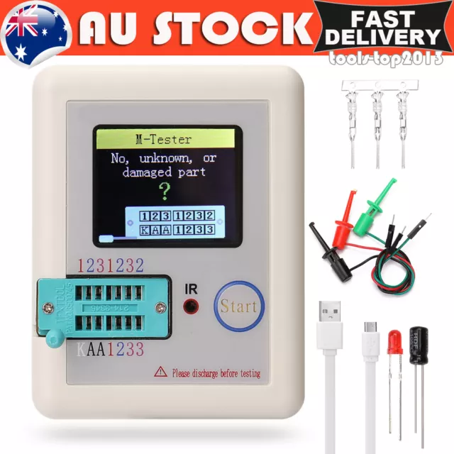 Transistor Tester LCR-TC1 Capacitance Meter Electronic Component Detector V3F7