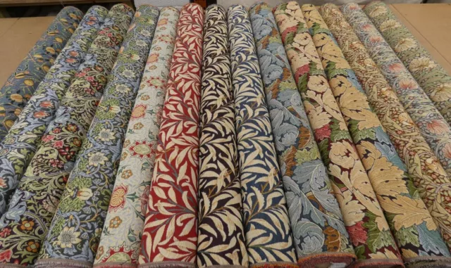 WILLIAM MORRIS TAPESTRY FABRIC Upholstery Cushion Curtains in 42 Designs 2