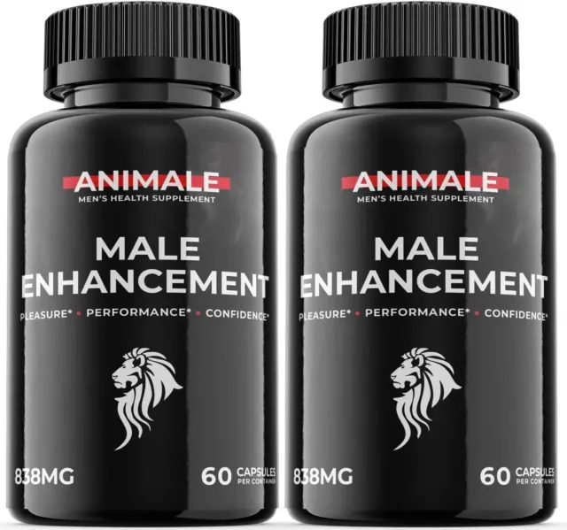 Animale Mâle Pilules - Vitalité Support Supplément Officiel - 2 Paquet