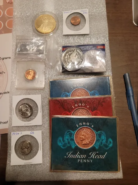 Miscellaneous U.S. Coin Lot. Morgan, Eagle. Indian Head And More