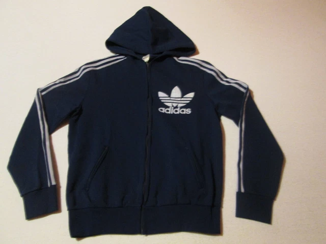Sweat à Capuche Vintage Adidas Y2K Orange - Taille S - Rare état Proche Neuf - Deadstock