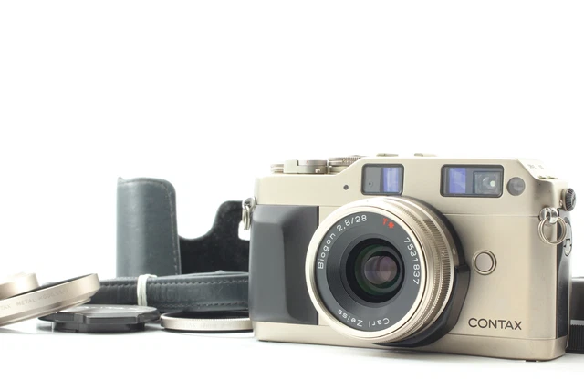 LCD Works [Near MINT] Contax G1 Green Label + Biogon 28mm f/2.8 Lens From JAPAN