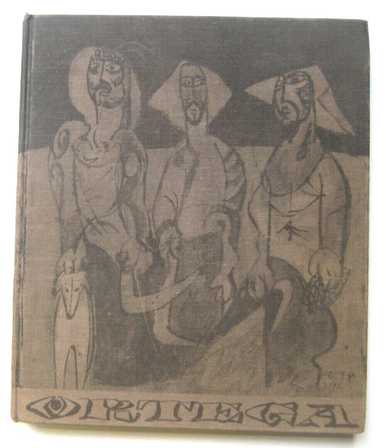 José ORTEGA. Les Moissonneurs. coleccion ebro 1966. Envoi et dessin original