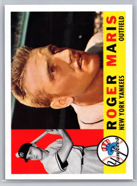 2019 Topps Update #ICR-12 Roger Maris Iconic Card Reprints Gray back 10a