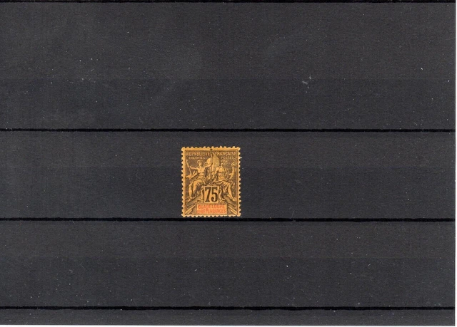 Timbre Guadeloupe France Colonie 1892 N°38 Neuf* Mh