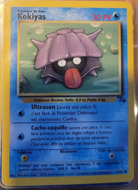 Pokemon Card Kokiyas 54/62 EX Fossil Wizards France