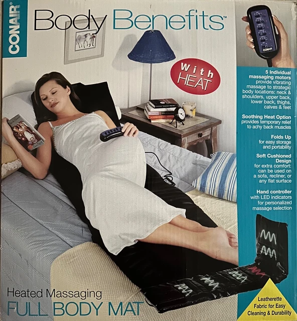 CONAIR BODY BENEFITS Heated Massage Body Mat with Remote. BMS3K STRESS RELIEF! $18.00 - PicClick CONAIR BODY BENEFITS Heated Massage Body Mat with Remote. BMS3K STRESS RELIEF! $18.00 - PicClick