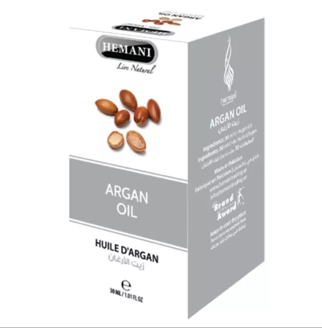 Buy 2 Get 1 Free 30ml hemani oil argan oil زيت الارجان هيماني...