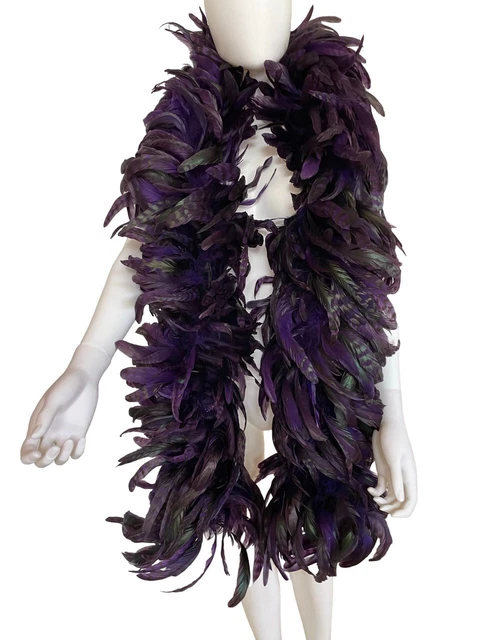 Natural Feather Boa Super long Masquerade Costume Scarf Shawl