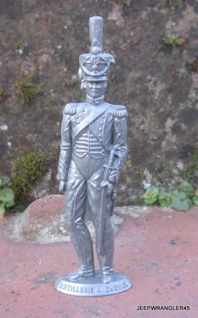 Figurine Demi-ronde Bosse Mokarex Premier Empire – Général Moncey – Pièce De Collection Vintage