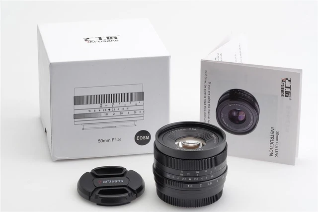 7artisans 1.8/50mm Black  f. Canon EOS M Mount (1679764153)