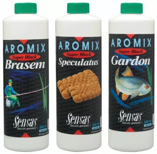 Sensas Liquid Aromix 500ml Bottles - Bait Additive / Attractant