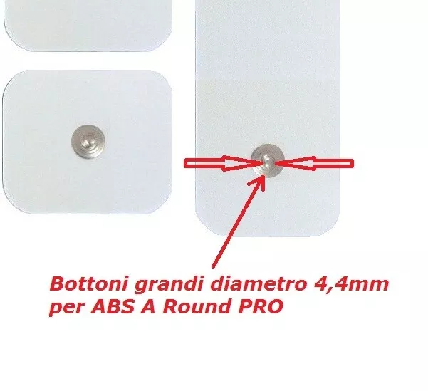 SD 4+2 Electrodes Bandages Compatible Belt ABS A Round Pro Button Grande 2