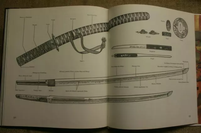 Das Schwert des Samurai Tsuba Beimesser Hüllen Klingen Japan Sammlerbuch