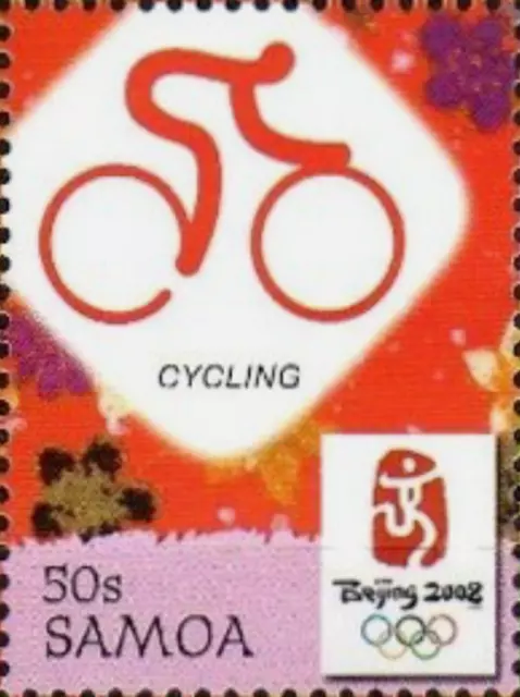 Samoa #SGMS1209a MNH 2008 Beijing Cycling [1117]