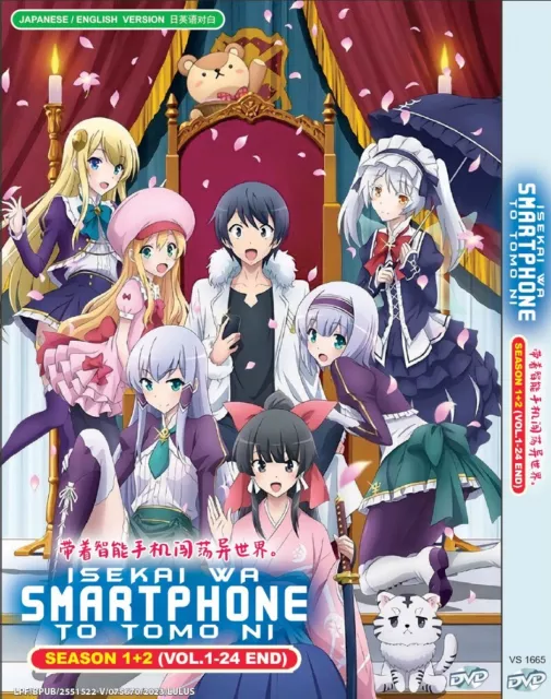 ANIME DVD ISEKAI Wa Smartphone To Tomo Ni. Season 1+2 Vol.1-24 End English  Dub $43.47 - PicClick AU