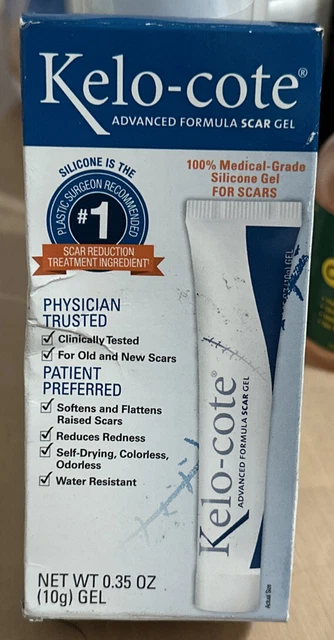 Kelo-cote Advanced Formula Scar Gel 0.35oz Exp/7/25 New