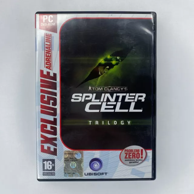 Tom Clancy's Splinter Cell Trilogy PC Gioco Videogioco Italiano Manuale Incluso