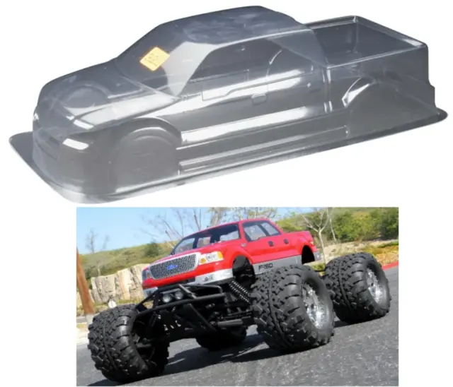 HPI Racing 7196 Ford F-150 Clear Body Savage Flux HP / Savage X 4.6 / T-Maxx