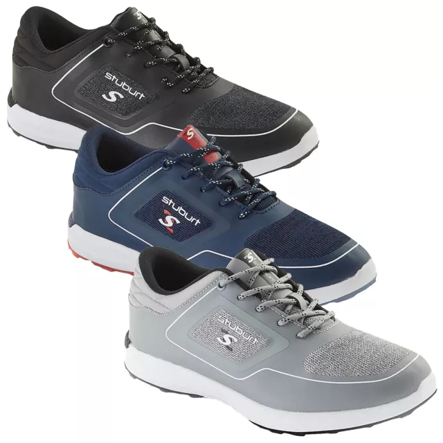 Stuburt Men XP II Spikeless Waterproof Golf Shoes Lightweight Comfort Breathable