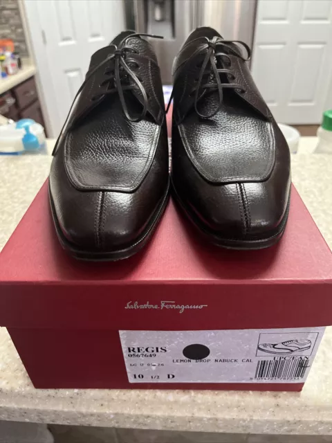 SALVATORE FERRAGAMO REGIS mens shoes 10.5 *Brand New* $299.00 - PicClick