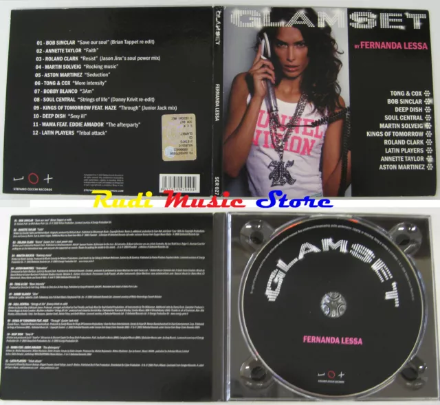 CD FERNANDA LESSA Glamset compilation 2006 DIGIPACK bob sinclar no mc lp (C13*)
